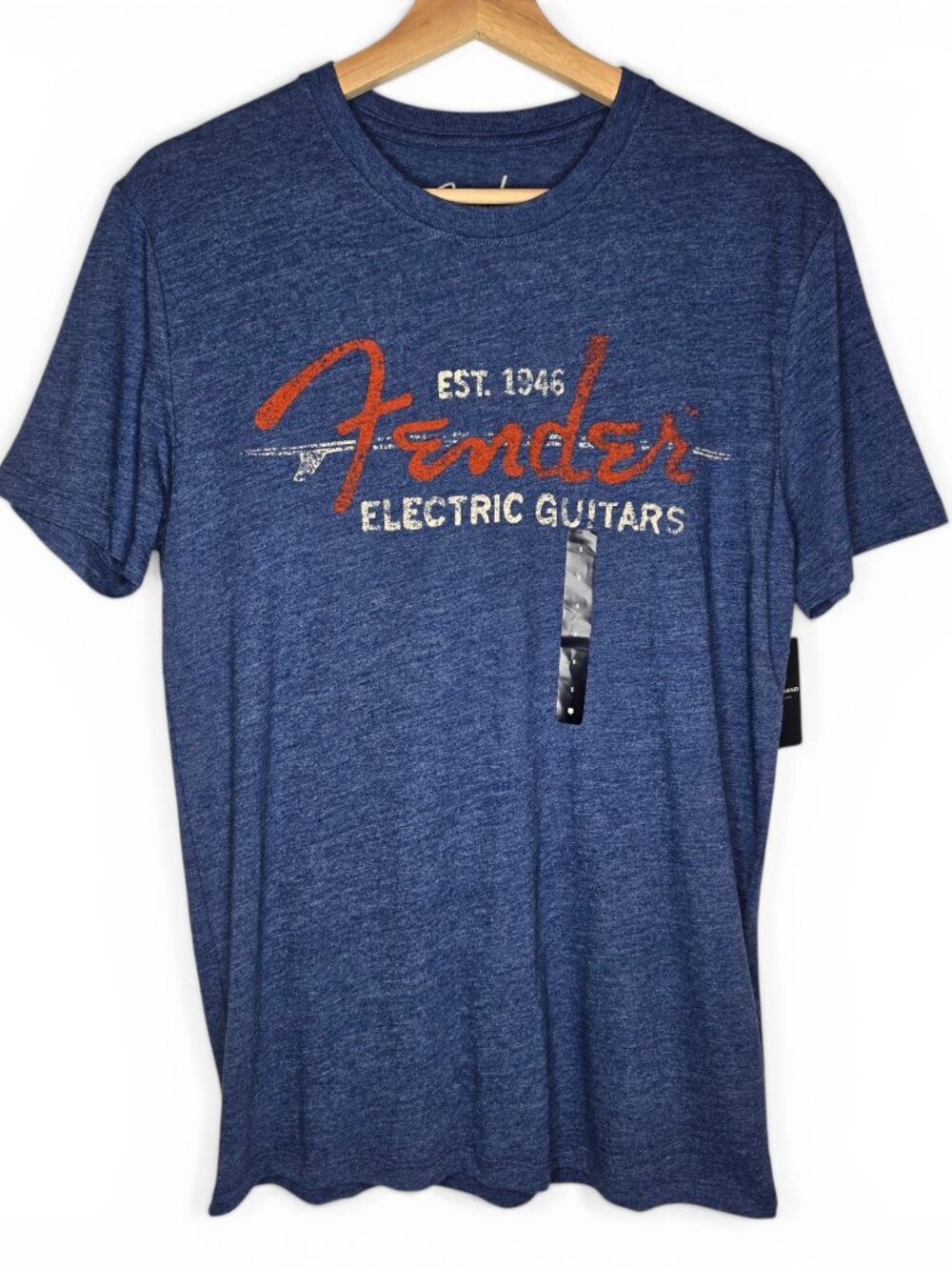 NWT Lucky Brand Fender T Shirt Men Super Soft Distressed Graphic Guitar Music S